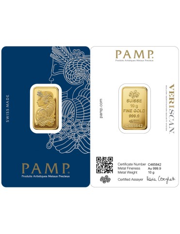 Fortuna Gold Minted Bar 10g