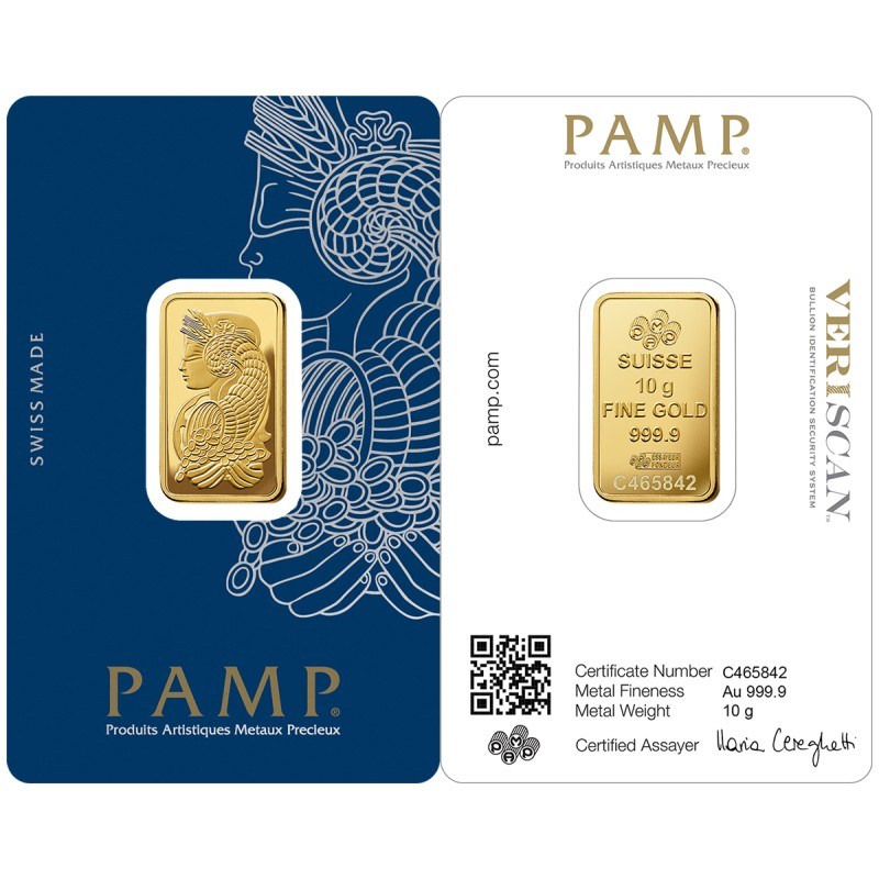 Fortuna Gold Minted Bar 10g