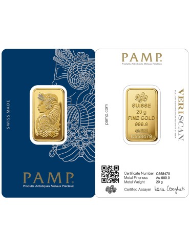 Fortuna Gold Minted Bar 20g