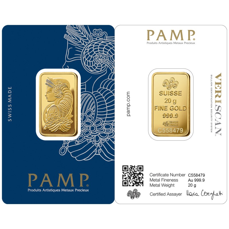 Fortuna Gold Minted Bar 20g