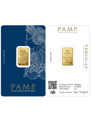 Fortuna Gold Minted Bar 5g